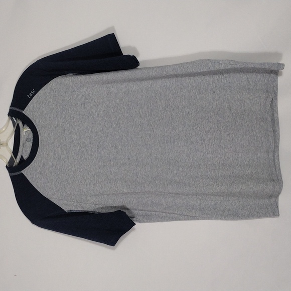 NWT Tasc Perfect Gray Heather Navy Heather Carrollton Blocked Mens Size Small - Picture 1 of 10